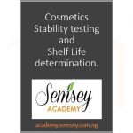 Cosmetics Stability testing and Shelf Life determination